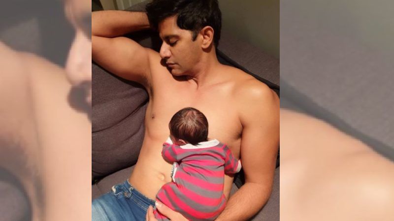 Karanvir Bohra Shares An Endearing Picture With His Newborn Daughter; Says He Is One Of Those Dads Who Loves To Spoil His Kid