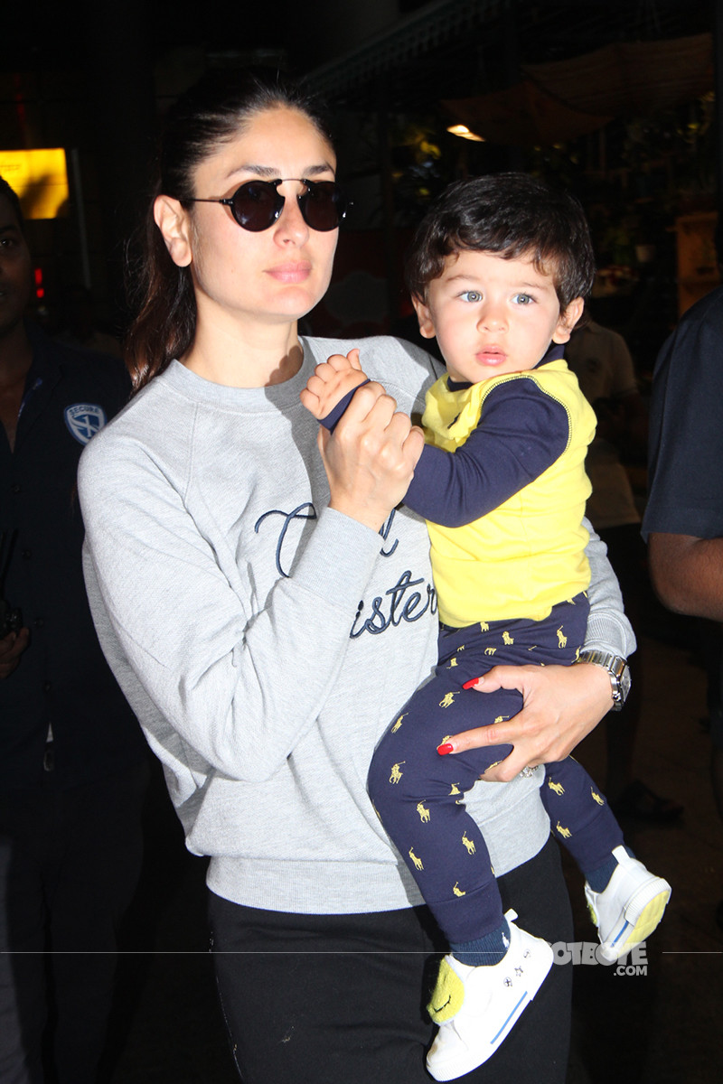 Kareena Gets Taimur To Wave At The Cameras