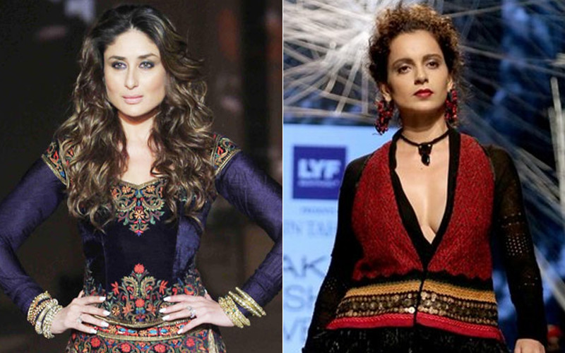 Kareena Kapoor And Kangana Ranaut At Lakme Fashion Week