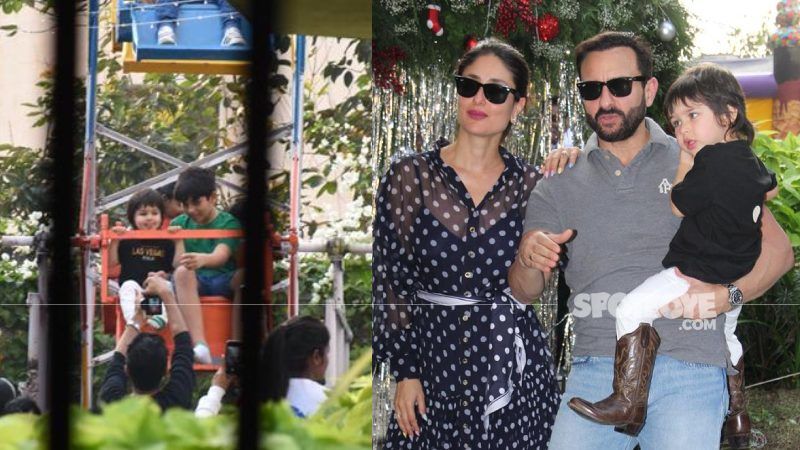 Christmas 2020: Throwback 2019 Pictures Of Mask Free Taimur Ali Khan Enjoying His Christmas-Themed Birthday Bash; Giant Wheel, Santa Claus Cake And More