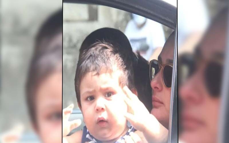 Kareena Kapoor Khan's Son Jeh Ali Khan Looks Cute As A Button, Takes Window Seat As He Steps Out With Mommy; Fans Call Him 'Mini Bebo' -SEE PICS