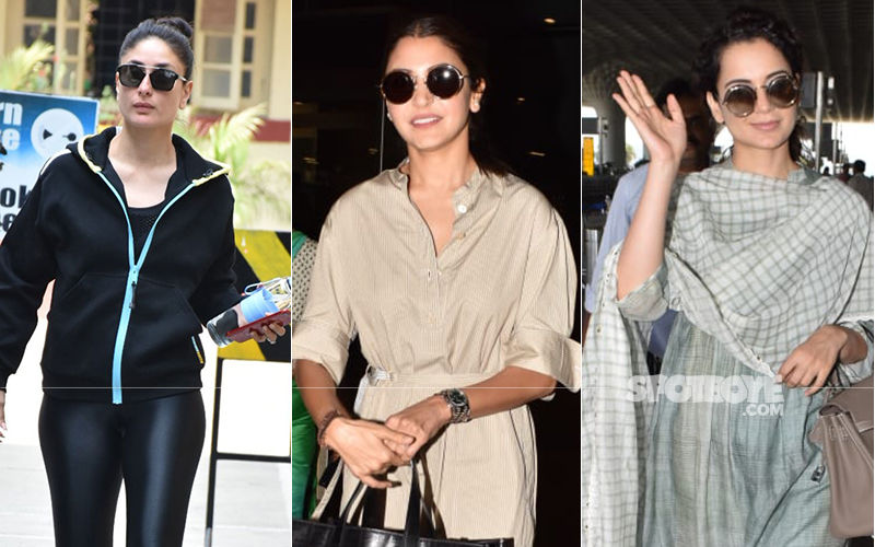 Celeb Spottings: Kareena Kapoor Heads To The Gym, Anushka Sharma Returns To The City, Kangana Ranaut Dons An Ethnic Look Again