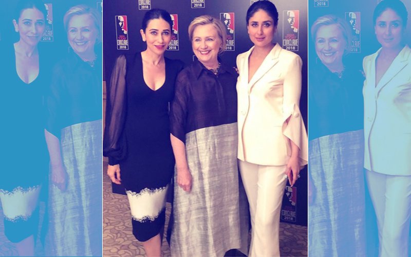 Pic: Kareena & Karisma Kapoor's Night Out With Hillary Clinton