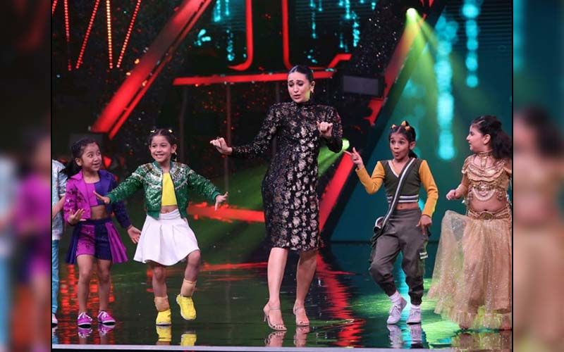 Super Dancer 4: Karisma Kapoor Oozes Glamour As She Stuns In A Bodycon Dress; Actress Enjoys The Kids' Performances -See PICS