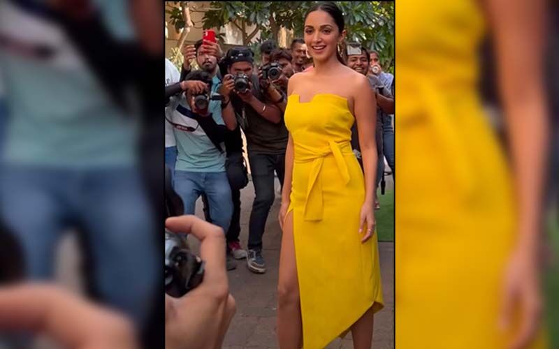 Bhool Bhulaiyaa 2: Kiara Advani Is All Smiles As Co-Star Kartik Aaryan Turns Paparazzi For Her, Fans Go 'Awww' -WATCH VIDEO