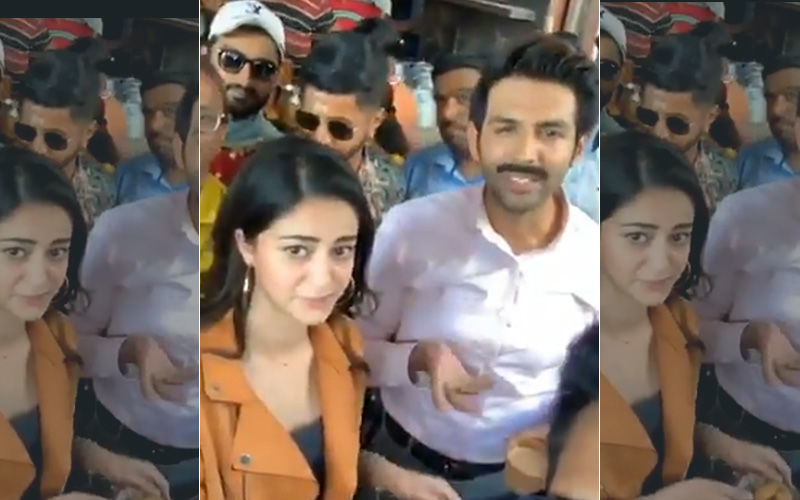Ananya Panday Breaks Her Diet Routine To Hog On Kachoris And Chai In Lucknow, Kartik Aaryan Gives Her Company: Watch
