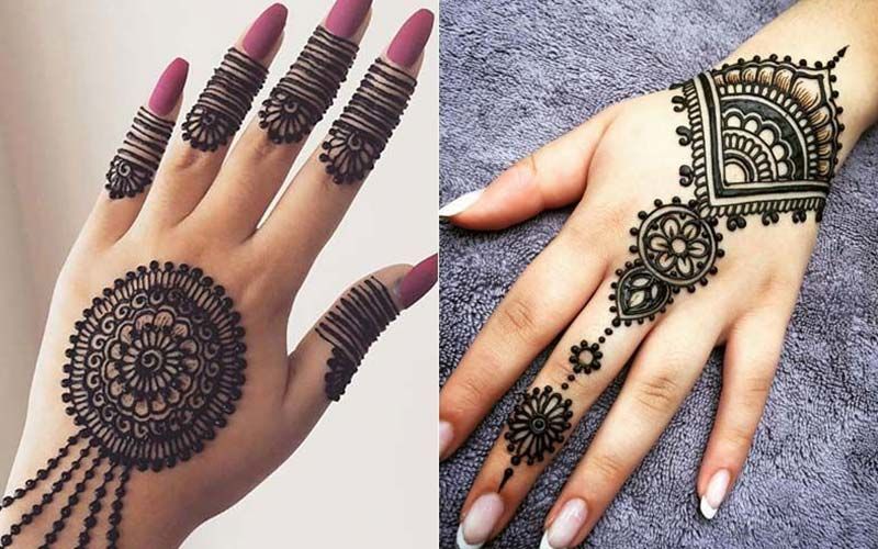 Simple Mehndi Designs For Karwa Chauth