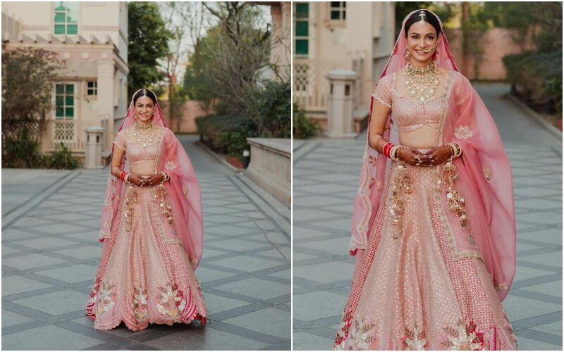 Pretty In Pink: Kriti Kharbanda's Wedding Lehenga Honors A Special Wish By Pulkit Samrat's Late Mom