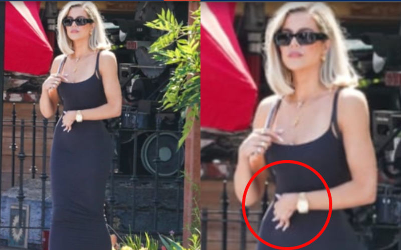 Khloé Kardashian Brutally Trolled For Her Strange Finger Pose As She Steps Out For Lunch With Family-SEE PICS!