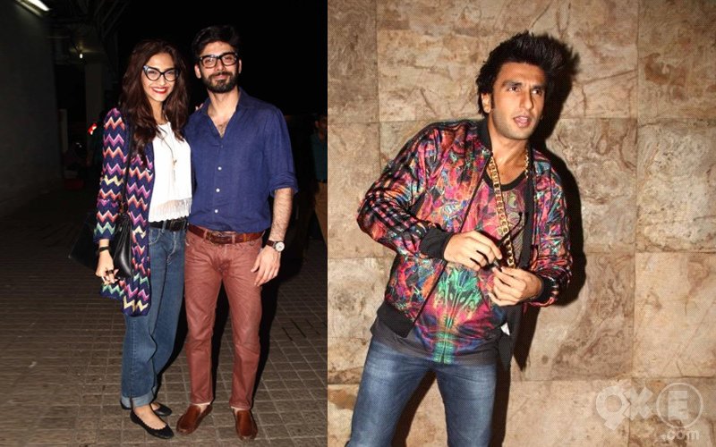 Spotted! Sonam And Fawad Strike A Khoobsurat Pose