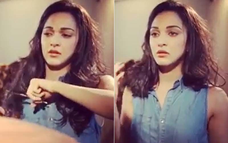 Irritated Kiara Advani Chops Off Her Hair- Watch Video