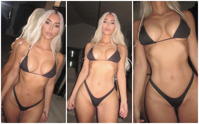 Kim Kardashian Trolled As She Suffers 'Photoshop Fail'! Internet Spots 'Third Thigh' As She Poses For A Sultry Bikini Snap!