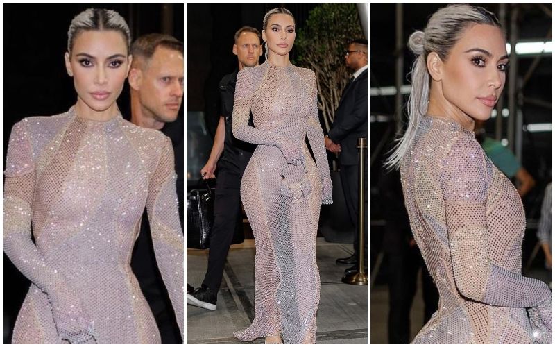 Kim Kardashian Grabs Eyeballs As She Flaunts Her Iconic, Sensual Curves In Sparkly Dress At Fendi Show; These Stunning NEW Pictures Will Leave You Hypnotized!