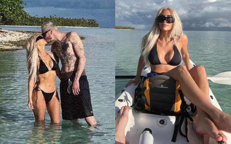 Kim Kardashian And Pete Davidson Make Out On Beach As They Enjoy Their Tropical Vacation-SEE PICS!