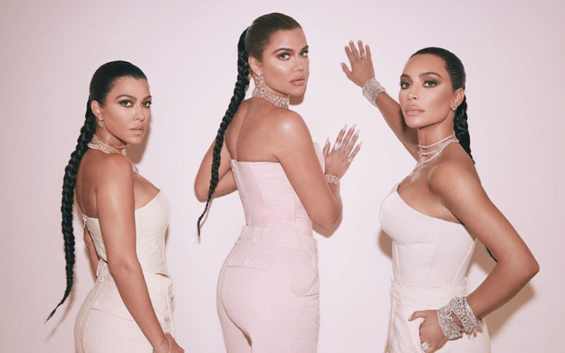 Kim Kardashian Shares A Throwback Childhood Pic With Sister Khloe And Kourtney; Triplets Are The Cutest