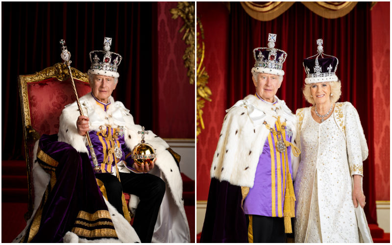 King Charles’ Official Portrait Released! Take A Glimpse Into First Official Portraits Of His Majesty and Queen Camilla In Its Glory-SEE PICS!