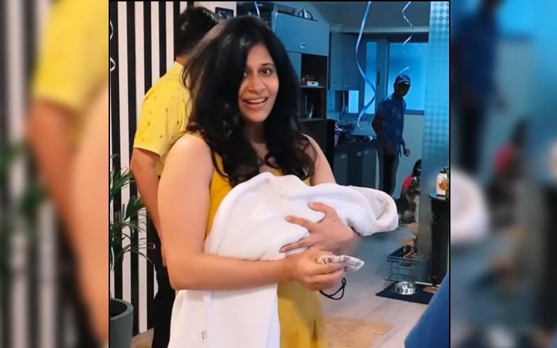 Kishwer Merchant And Suyyash Rai Bring Home Their Newborn Son For The First Time; Couple's Baby Boy Receives A Grand Welcome-WATCH