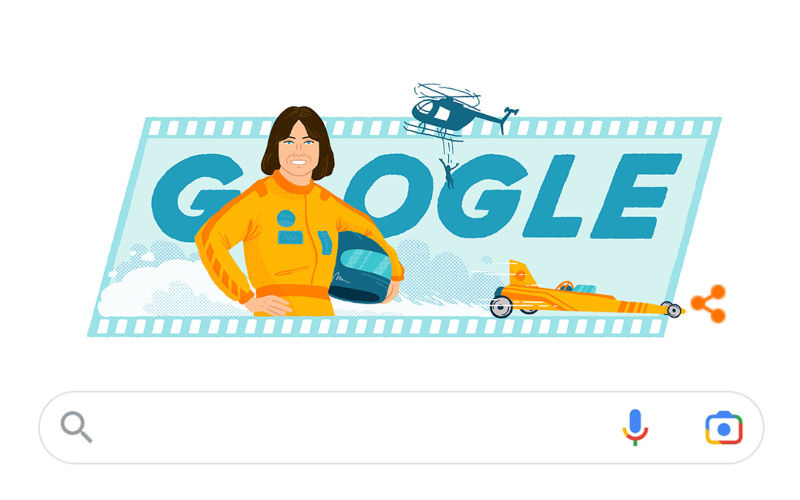 Google Doodle Pays Homage To The Unflinching Spirit Of Daredevil Woman Kitty O’Neil 'The Fastest Woman Alive'-DETAILS BELOW!