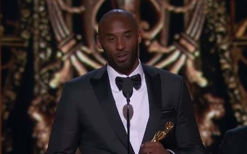 Kobe Bryant Mentioned Daughters In His Speech As He Picked An Oscar For Dear Basketball In 2018- WATCH VIDEO