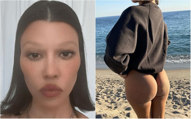 Kourtney Kardashian Looks Totally UNRECOGNIZABLE With Her Massive Lips And Freckles In Selfie, Fans Wornder If Its Filter Or Surgery-SEE PIC!