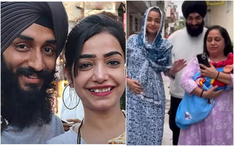 Kulhad Pizza Couple Welcomes A Baby Boy Amid MMS Controversy! Gives The Kid Him A Grand Welcome-WATCH