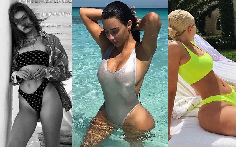 HOLLYWOOD'S HOT METER: Jennifer Lopez, Kylie Jenner, Gigi Hadid, Kim Kardashian, Miley Cyrus; Divas Whose Bikini Game Is Killer