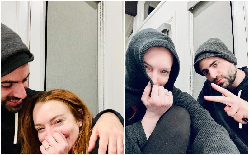 Lindsay Lohan ENGAGED To Boyfriend Bader Shammas: Flaunts Her Ring In New Pics