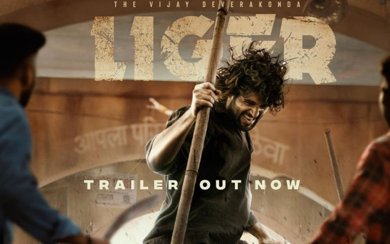 Liger Trailer OUT: Vijay Devarakonda As   MMA Fighter Sets Internet On Fire, Fans Pour Milk, Shower Flowers On His Cut Out-See PICS