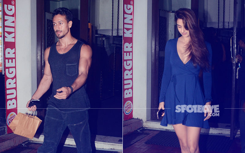 Lovebirds Tiger Shroff & Disha Patani Head Out For Romantic Dinner Date
