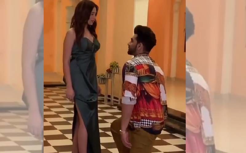 Did Paras Chhabra Just Go Down On His Knees To Propose Mahira Sharma? This BTS Video Captures Their Romance - WATCH