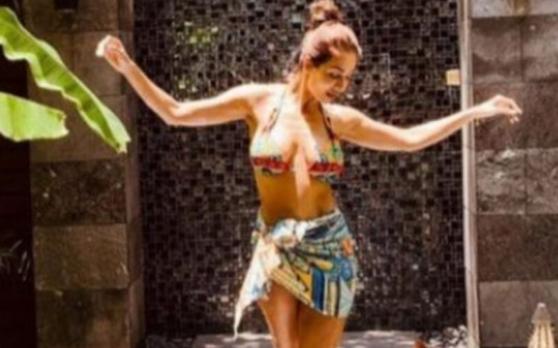 Oh-So-Hot! Malaika Arora Raises The Temperature In A Colorful BIKINI, Flaunts Her Cleavage And Sexy Toned Body-PICS Inside