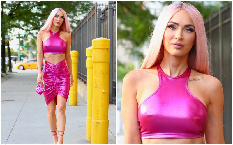 THROWBACK! Megan Fox Flashes Her Nips In A Daring Avant-Garde Outfit! Shells Modern Barbie Vibes And It Will Definitely Make Your Eyes Pop Out-WATCH