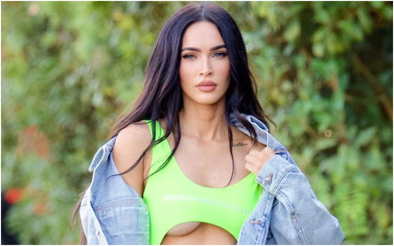 THROWBACK! Megan Fox Goes Braless Putting Her Busty Cleavage On Full Display In A See-Through Top Under Gaping Blazer-SEE PIC!
