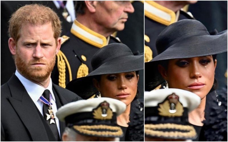 DISGUSTING! Meghan Markle Trolled As Fans Claim, She Was The Only Royal To Cry At Queen Elizabeth II’s Funeral! Netizens Say, ‘I Don’t Believe Her Crocodile Tears’