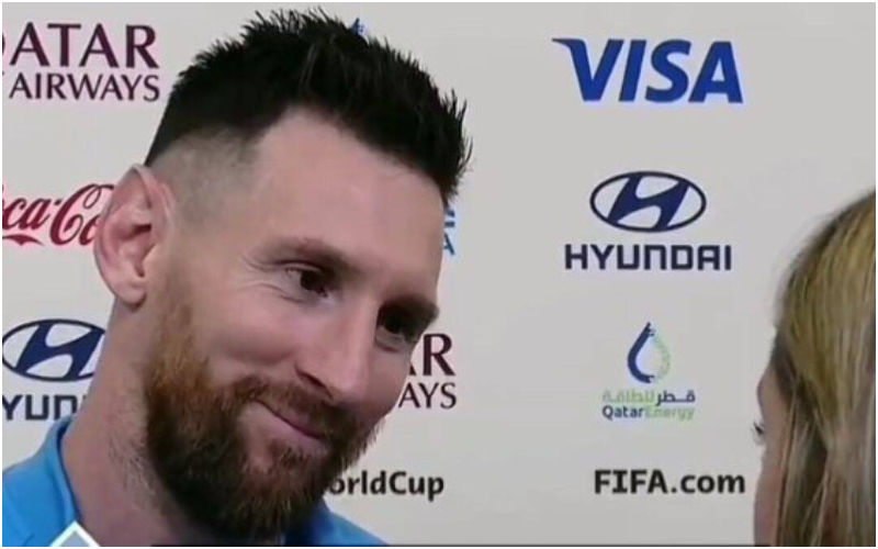 FIFA World Cup 2022: Lionel Messi Has The Most Humble Reaction To Journalist's 'Thank You Captain' Speech After Reaching Final-WATCH