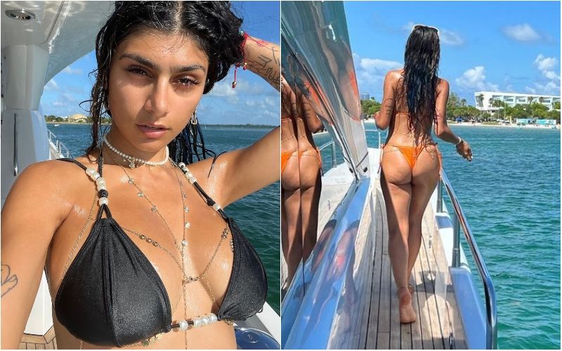 Mia Khalifa Raises Temperature With Her Latest Post; Shows Of Her Busty Assets As She Vacations In Miami, Florida-SEE PICS!