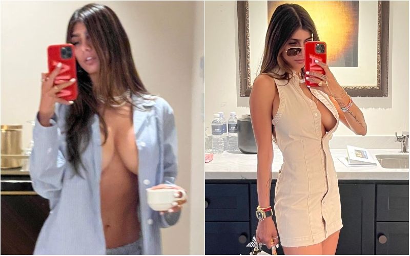 Mia Khalifa Goes BRALESS Again! Gives Away Super SULTRY Vibes In A ‘Bold’ Mirror Selfie, Fans Go Berserk: ‘Spicyyyy!’-SEE PICS!