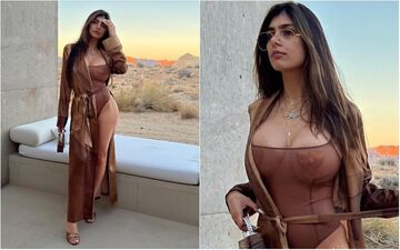 Mia Khalifa goes BRALESS, Leaves Her Fans Drooling As She Shares A Series Of Lustful Pictures In See-through Monokini; Fans Say 'What A View Indeed'-SEE PICS! 