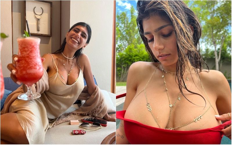 Miyakhalifaporn - Mia Khalifa Shows Off Her Cleavage And Busty Assets As She Vacations At  UNKNOWN Location; Shares