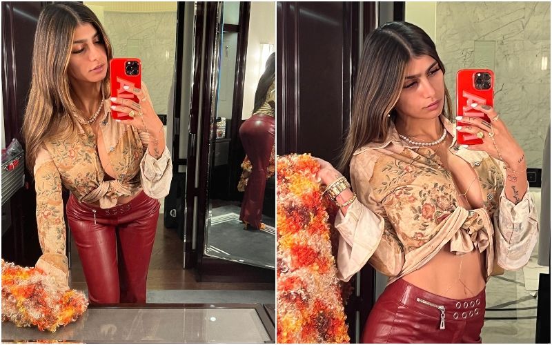 Ex-Pornstar Mia Khalifa Looks Intense In  See-through Top And Flaunts Her Assets In Attitude; Shares Latest Pics From Paris, Says ‘F**k You’ In French!