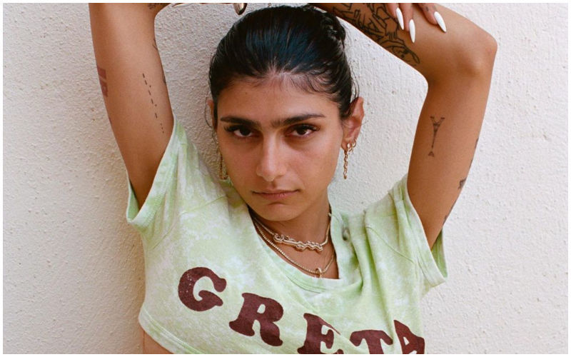 Mia Khalifa Seduces Fans With A Glam Red Furry Jacket Teases New Major 