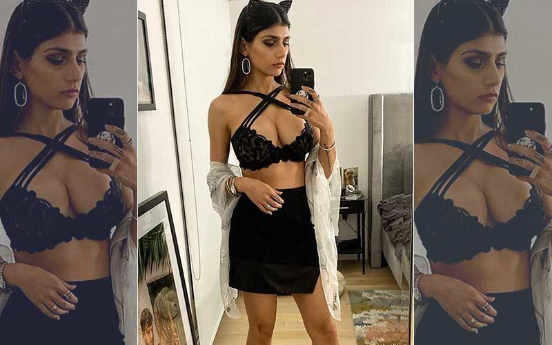 OMG! Mia Khalifa Takes Over The Internet With Her Racy Photoshoot, Ex-Pornstar Looks Ravishing In A Sky Blue Outfit-PICS INSIDE