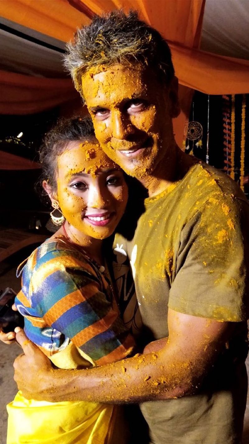 Milind Soman Haldi Again