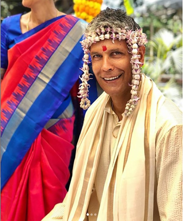 Milind Soman Wedding