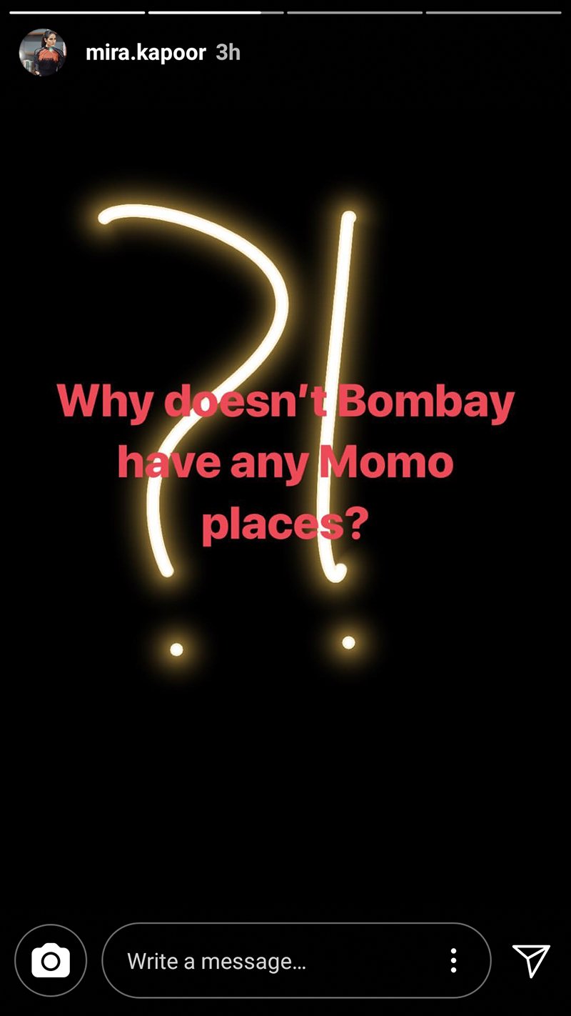 Mira Rajput Asks Why Does Mumbai Not Have Good Momo Joints