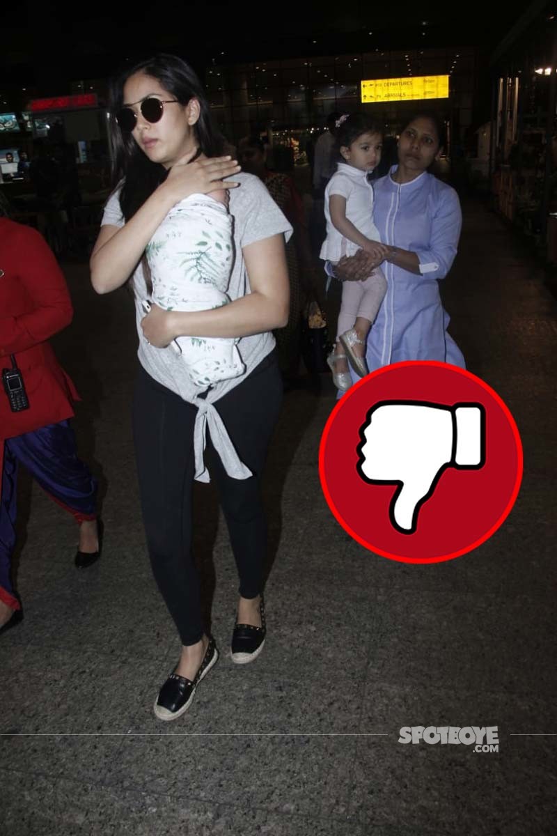 Mira Rajput Spotted At Airport