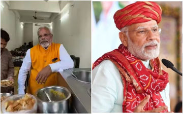 VIRAL! PM Narendra Modi’s Lookalike SPOTTED Selling Chaat In Vadodara; Says ‘Woh Chai Wale The, Mein Paani Puri Wala Hoon’–WATCH 