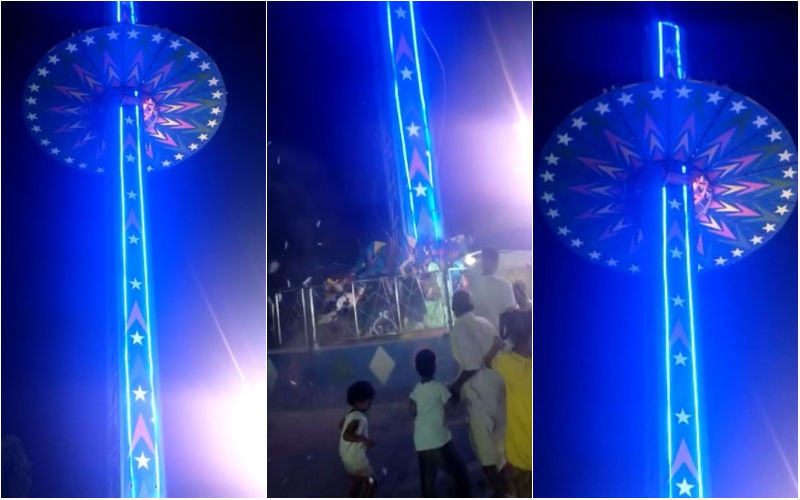 SHOCKING! Spinning Swing Crashes Abruptly At Dushera Grounds In Punjab’s Mohali, 16 Injured-WATCH VIDEO