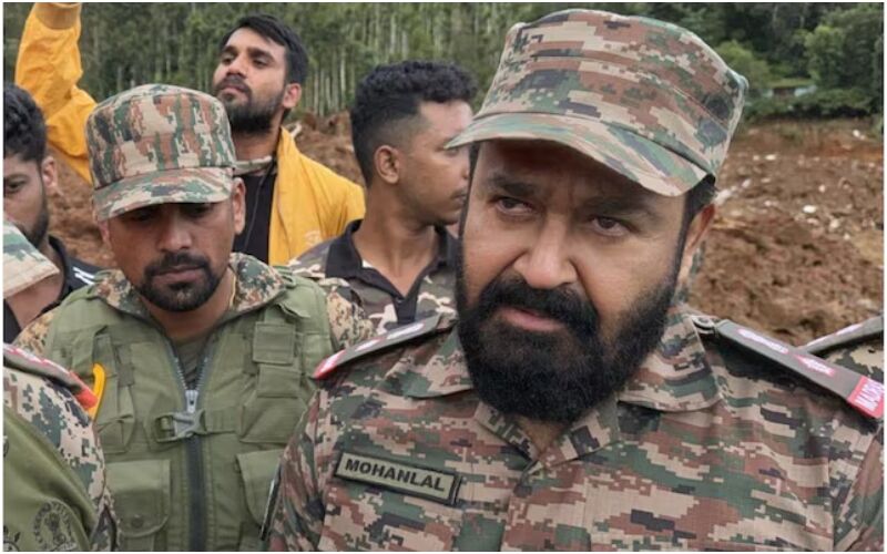 Kerala Floods: Mohanlal Pays A Visit To Landslide-Hit Wayanad In Army Uniform, Offers Support Amid Crisis - WATCH