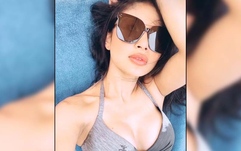 Mouni Roy Is Too Hot To Handle In A Grey Bikini, Calls Herself 'Belle Of The Ball' -See PICS